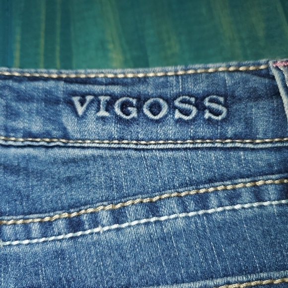 Skinny jeans with kittens embroidered on knees NEW size 5 - Picture 9 of 9